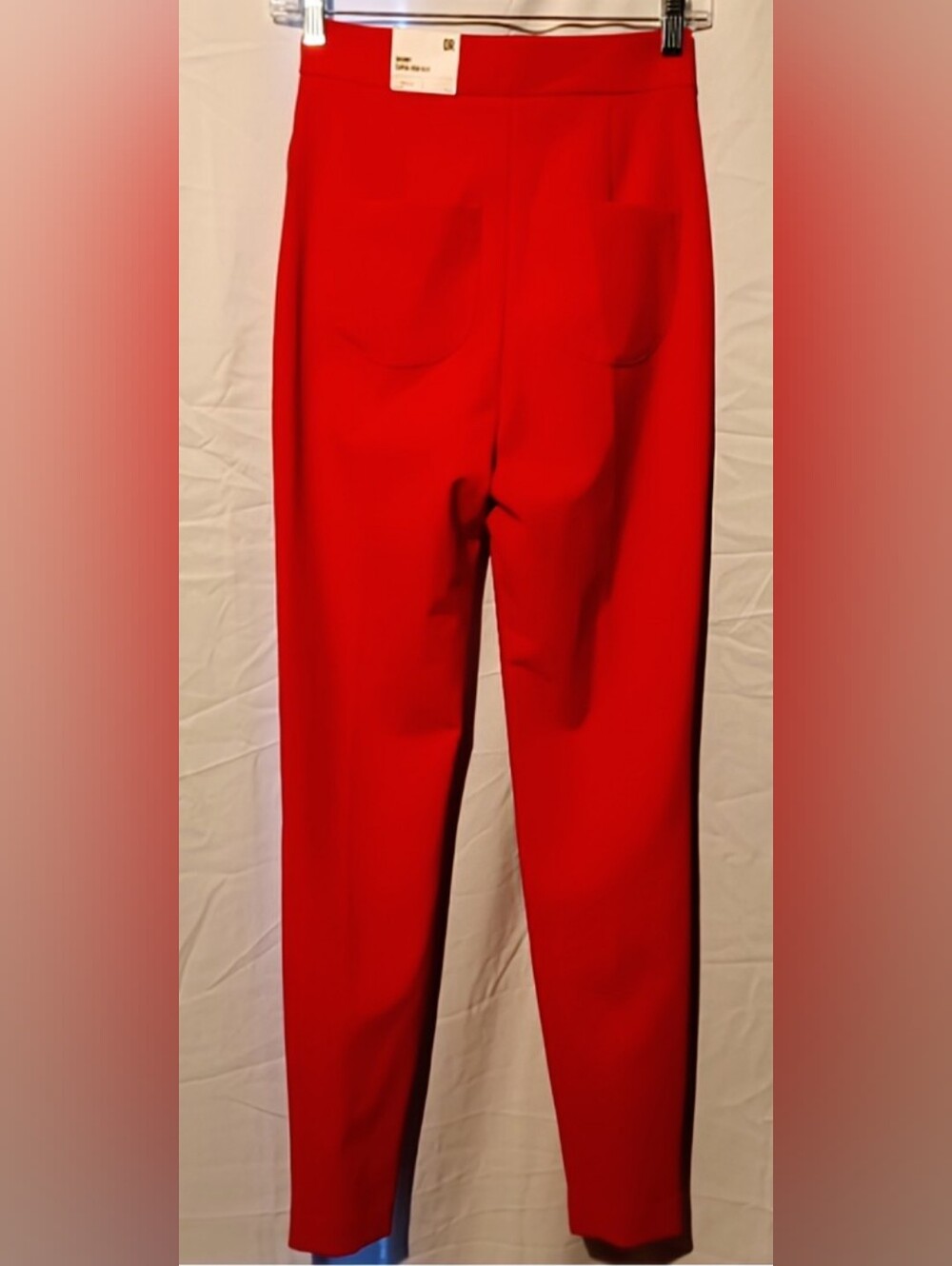 🍋Express NWT 0R red skinny mid-rise stretch - Picture 3 of 10